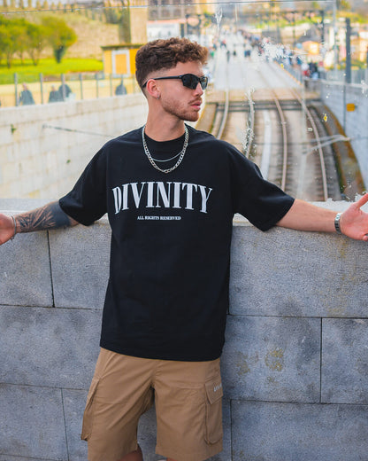 NRVN Oversized T-Shirt Black