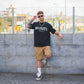 NRVN Oversized T-Shirt Black